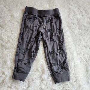 Carter's Just One You 100% Cotton Gray Fox Print Pull On Sweatpants 18 Months